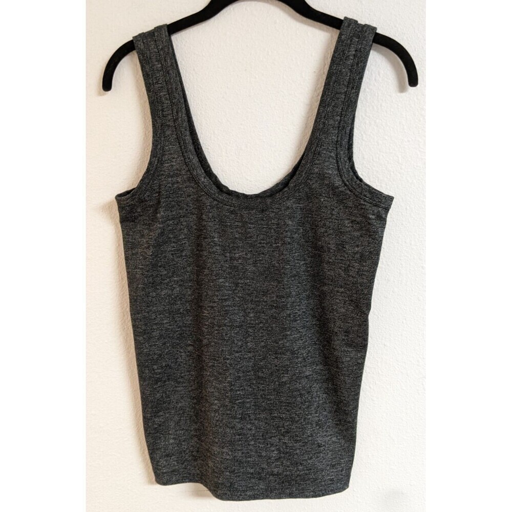 Women's prAna Black/White Sleeveless Houndstooth Workout Tank Top SM